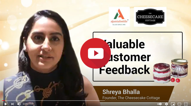 AMISUM INFRATECH PRIVATE LIMITED supplies best quality glass jars at best prices- Shreya Bhalla, The Cheesecake Cottage